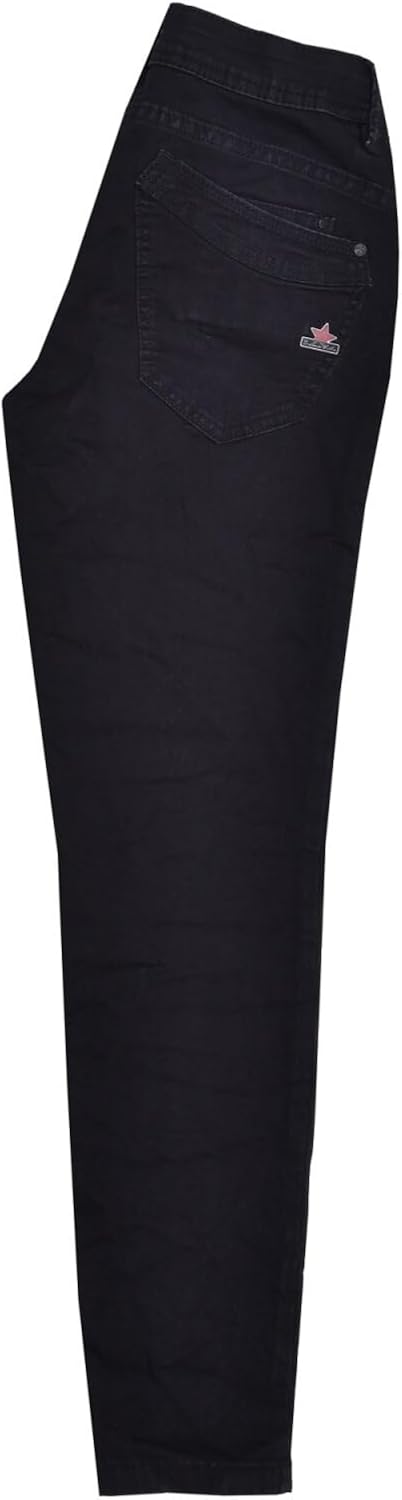 Buena Vista Damen Jeans Malibu Sweat Denim XXS Schwarz, XXS Schwarz
