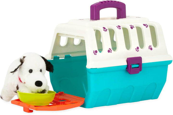 Battat BT2538Z – Tierarztkoffer mit Dalmatiner –Tierarzt Hundekäfig Spielzeug mit Transportkäfig und
