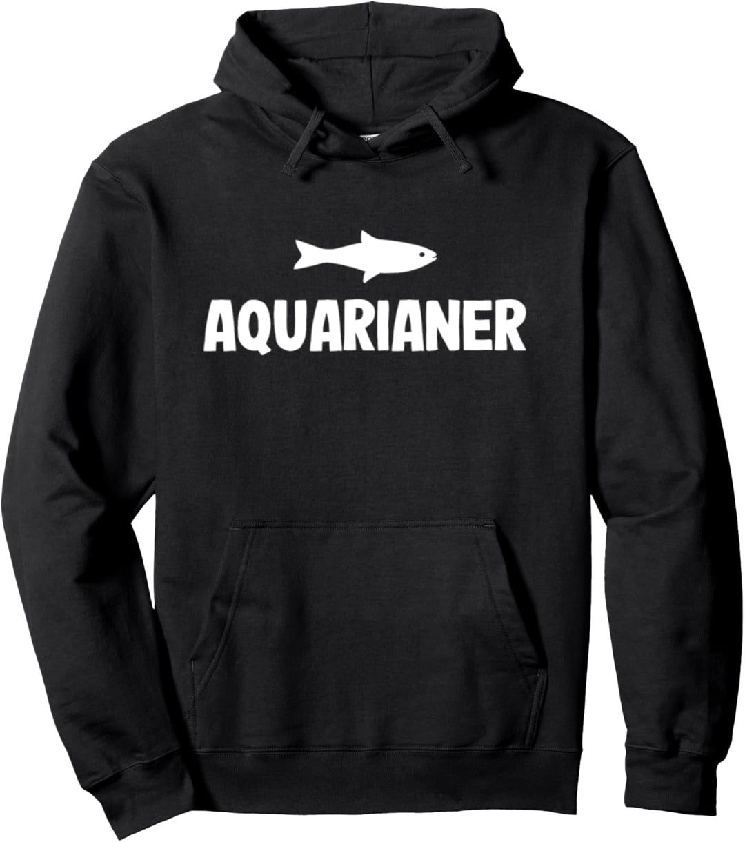Aquarianer lieben ihre Fische zuhause im Aquarium Pullover Hoodie