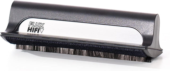 FLUX-Hifi Flux-Brush Schallplattenbürste kombiniert mit Samtpads und Karbonfaserbürste
