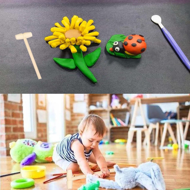 Wooden Small Mini Crab Hammer Jewellery Making &amp; Chocolate Seafood Tool