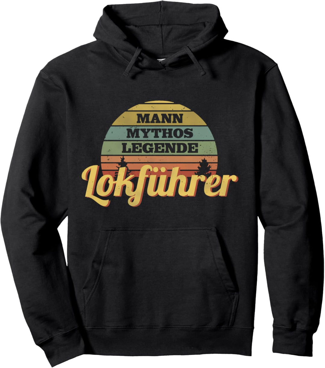 Lustiger Spruch Lokführer Modellbahn Eisenbahn Schaffner Pullover Hoodie