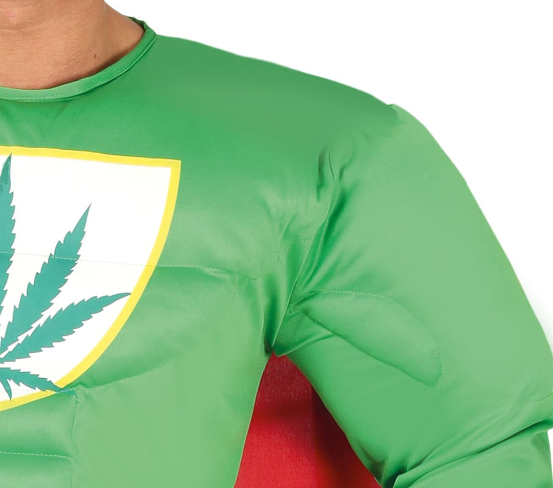 GUIRCA 88276.0 Super Hero Erwachsenenkostüm Superheld Marijuana, männer, bunt, Talla 52-54