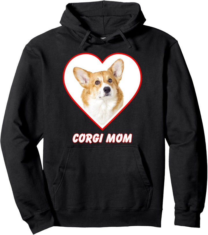 Corgi Dog Mom Pullover Hoodie