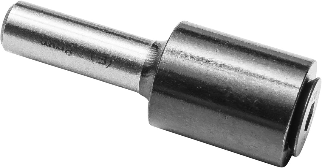 ENT 13982 Aufnahmedorn für Scheibennutmesser Schaft (S) 8 mm, Durchmesser (D) 6,35 mm, mit Senkschra