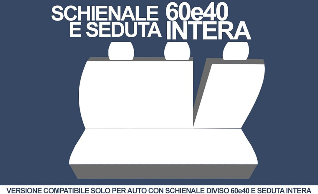 Auto Accessori Lupex - Kompatible Autositzbezüge für Panda zweite 169 und dritte 319 Reihe, Farbe du