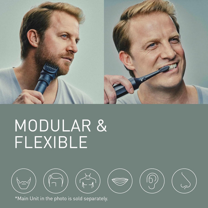 Panasonic MULTISHAPE modulares Körperpflege-System, Bart-/Haartrimmer, Bart-/Haar-/Körpertrimmer, 3-