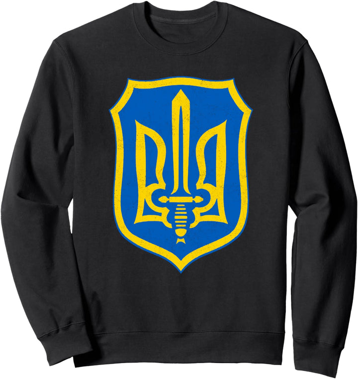Ukraine Ukrainische Kiew Trysub Flagge I Stand mit Ukraine Sweatshirt