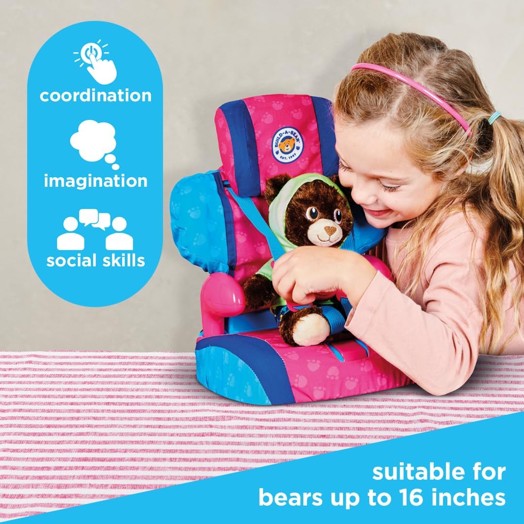 Casdon Build-A-Bear Workshop Furry Friend Toy Car Booster Seat