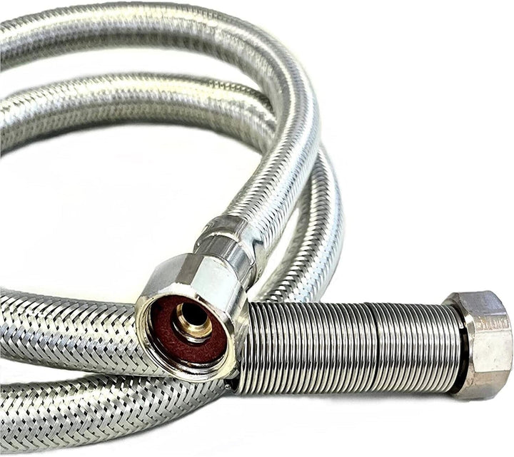 UZMAN Gastro Brauseschlauch 150cm mit Spezial-Knickschutz - 1/2" Standard Anschlüsse inkl. Dichtunge