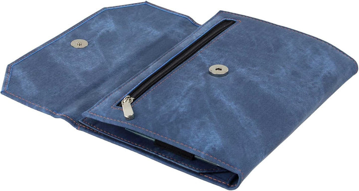 Lykke Geschenk Set - 5" Rundstricknadel zum Wechseln in 12 Grössen von 3,5mm bis 12mm (Indigo), Indi