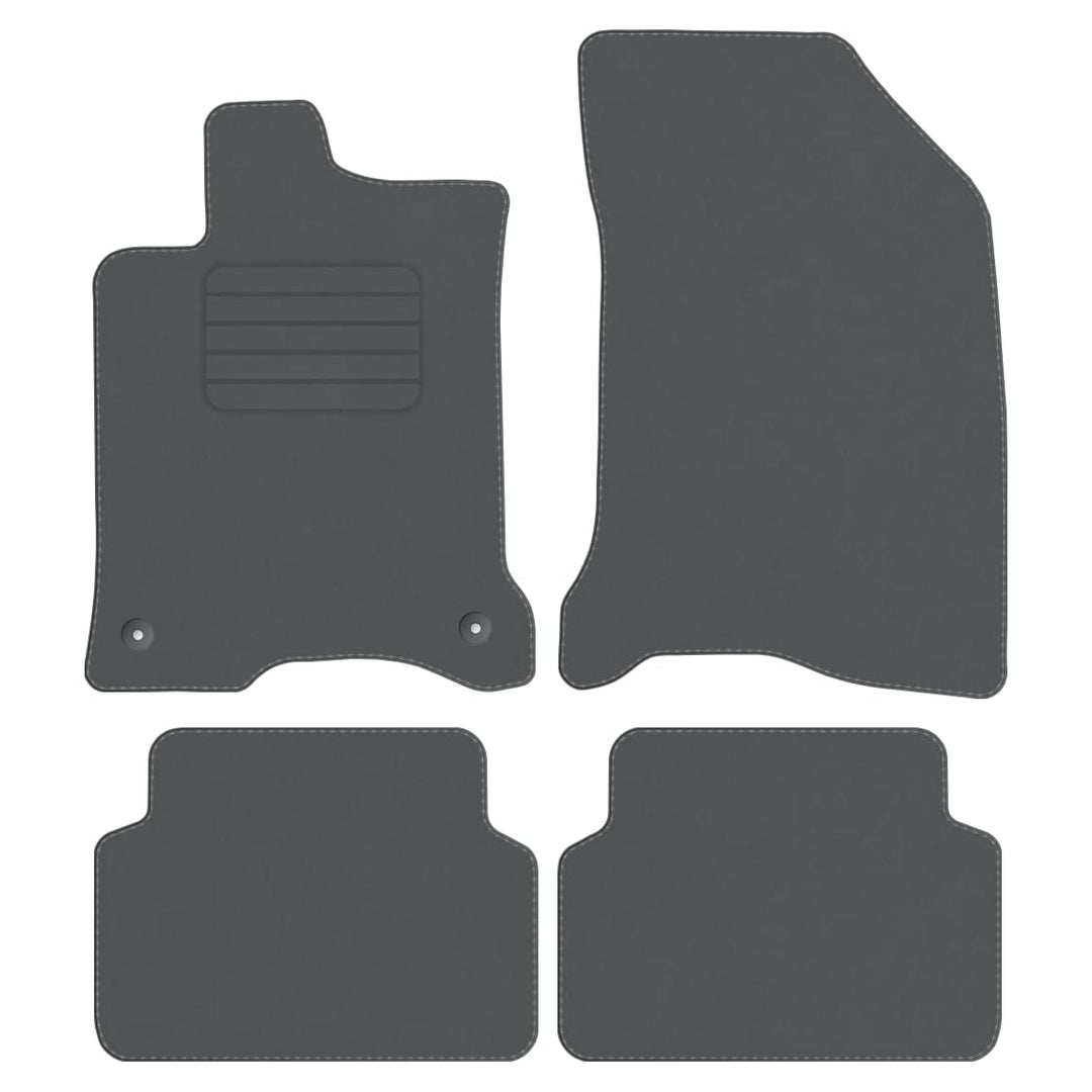 Veloursfussmatten Automatten Velourmattenset für Renault Laguna II Grandtour Bj. 2001 – 2007 Mit Abs