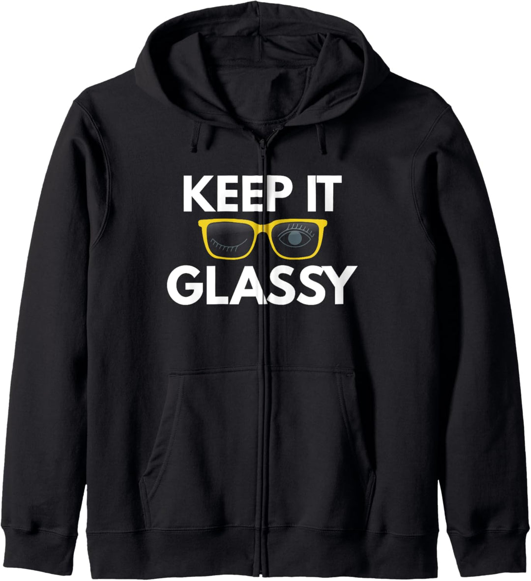Halten Sie es Glassy Lustige Optometrist Augenarzt-Geschenk Kapuzenjacke