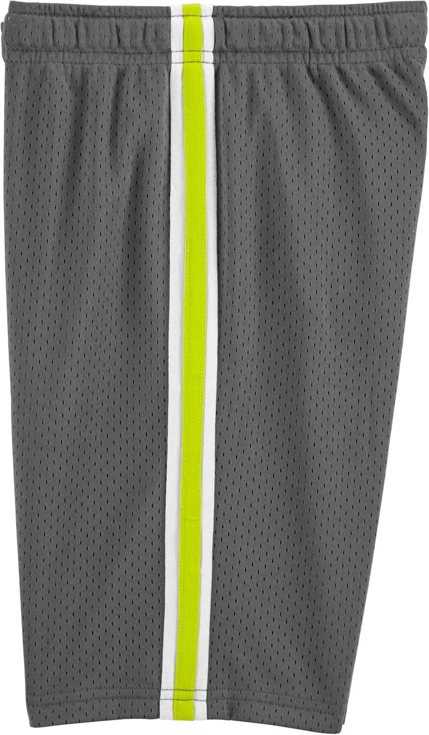 Simple Joys by Carter's Mesh-Shorts, für Kleinkinder, Jungen, 3er-Pack 4 Jahre Schwarz/Grün/Grau, 4