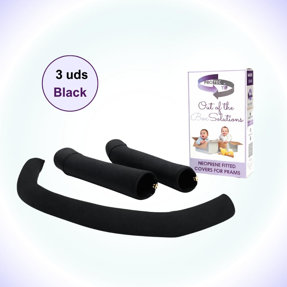PROTEC TIF | Packung mit Neoprenbezügen, kompatibel mit Lenker und Griff von Cybex PRIAM