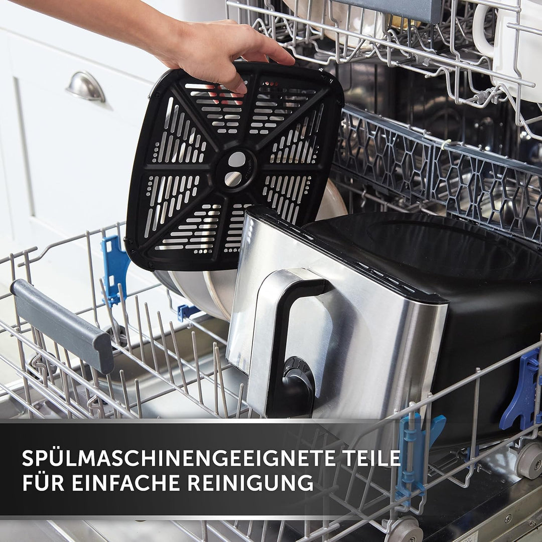 Breville Heissluftfritteuse Halo Flexi, 9L (Design compact), Black 9L (Kompaktes Design), 9L (Kompak