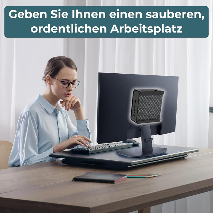 Halterung für Beelink Mini PC Halterung VESA/Wand/Unter Schreibtisch Halterung für SER5/SER5 Pro/SER