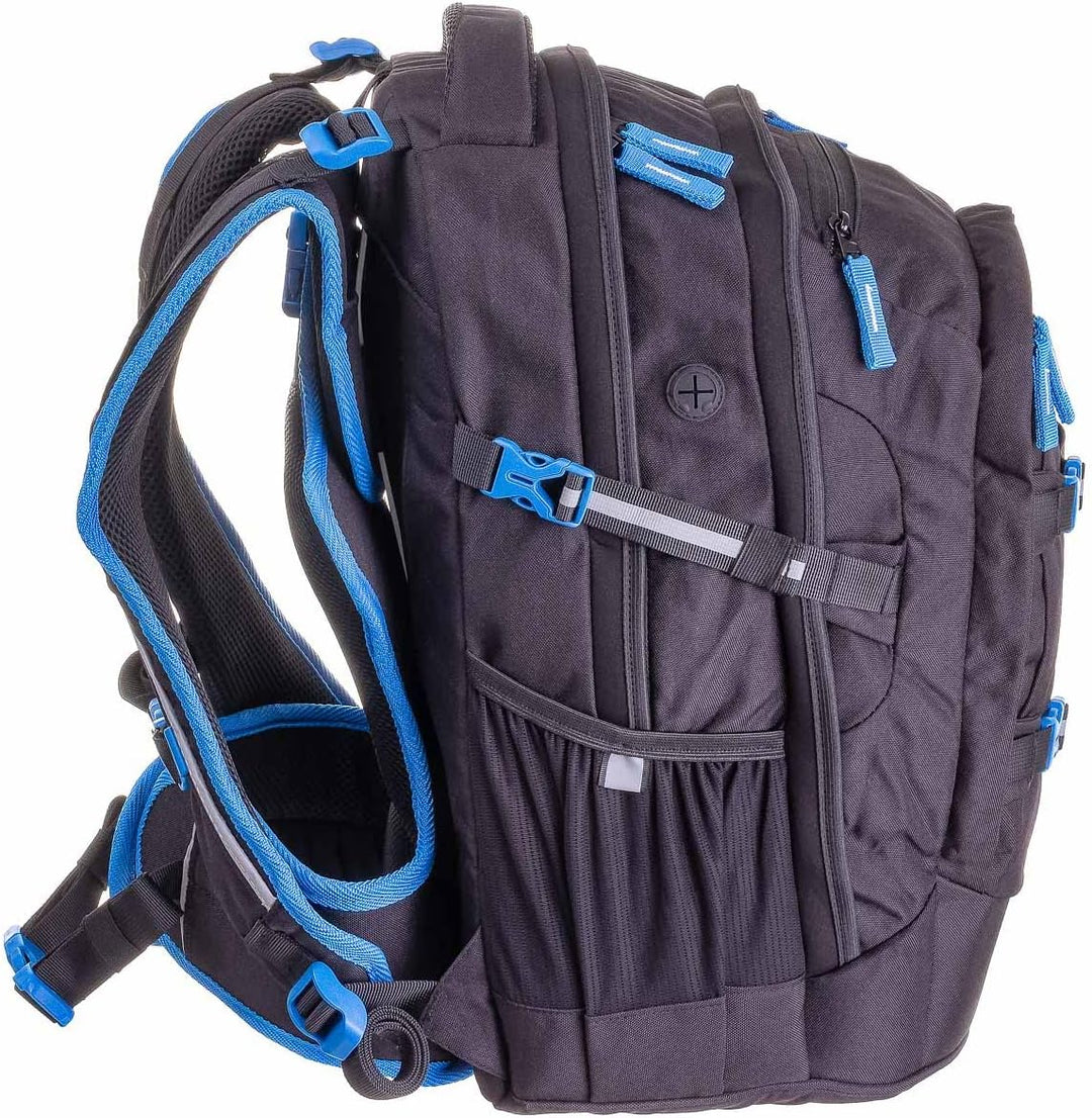 2be Schulrucksack 66320 Ergo School Backpack Black