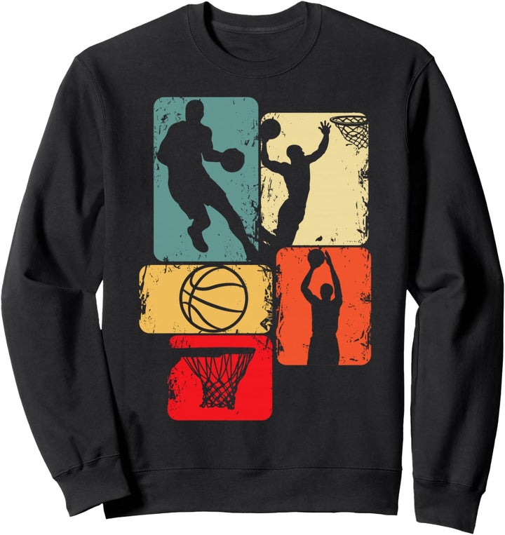 Basketball Basketballer Kinder Jungen Herren Sweatshirt