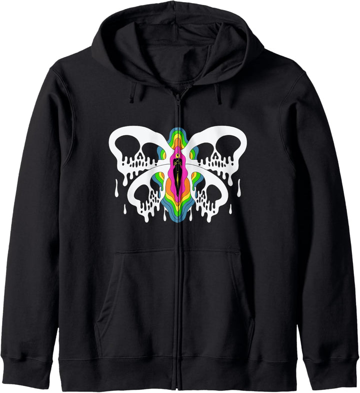 Psychedelic Abstract Art Hippie Trippy Lsd Nackt Geschenk Kapuzenjacke