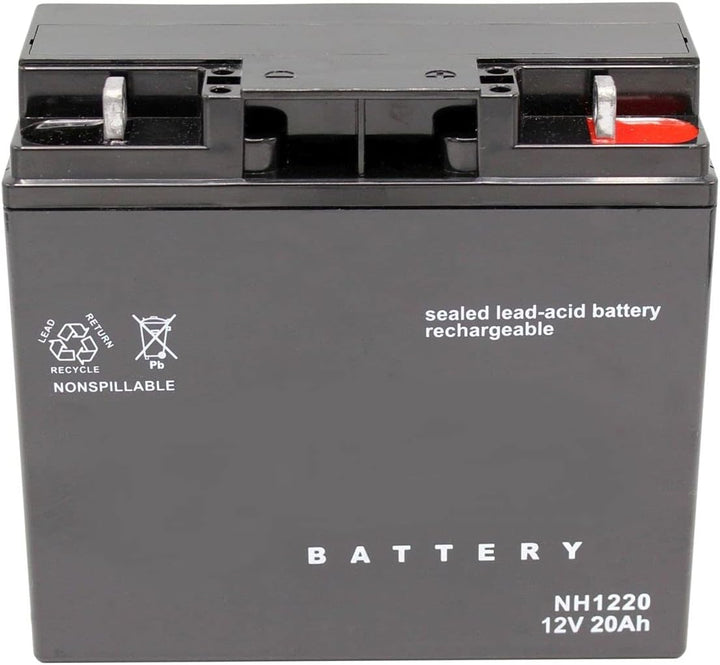 SECURA Gel-Batterie 12V 20Ah kompatibel mit Stiga Estate Tornado HST