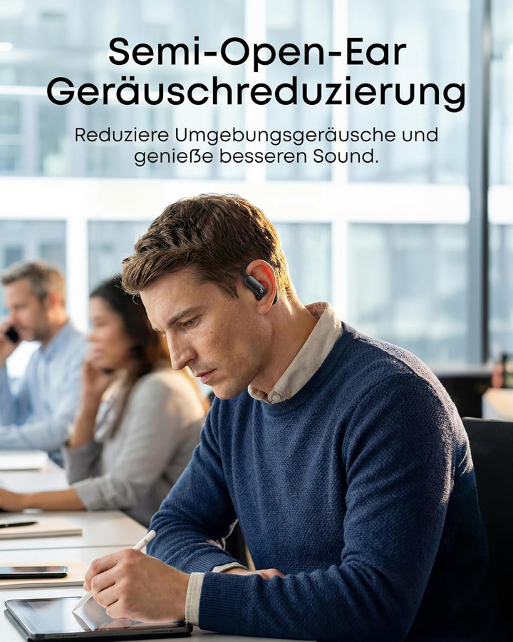soundcore AeroFit 2 Pro by Anker, erste Kopfhörer mit 2 Tragemodi, 2-in-1 Open-Ear Kopfhörer & Semi-