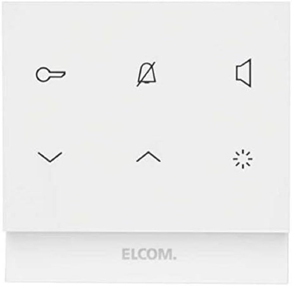 ELCOM Innenstation-Audio eckig2Dpolarws glänz REK221Y