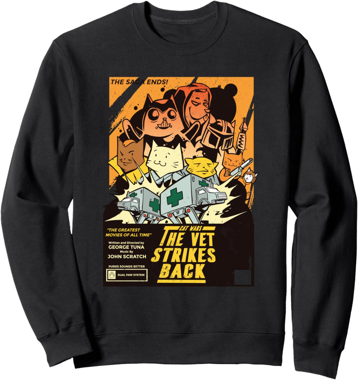 Lustiges CAT WARS - The Vet Stikes Back Sweatshirt