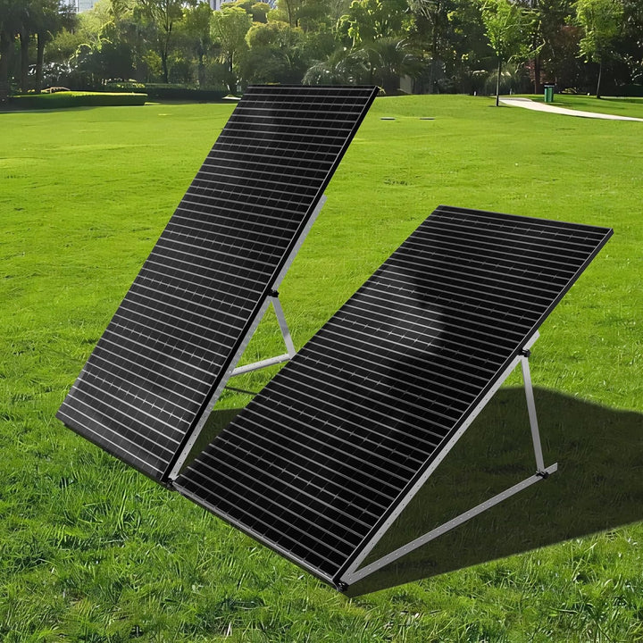 2 Paar Solarpanel Halterung 41 zoll, Universal Solarmodul Halterung Flachdach für Solarpanel 100W 15
