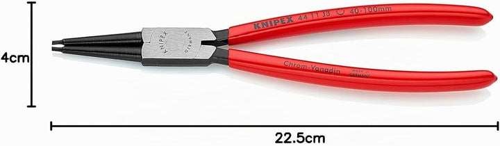 KNIPEX Sicherungsringzange für Innenringe in Bohrungen schwarz atramentiert mit Kunststoff überzogen