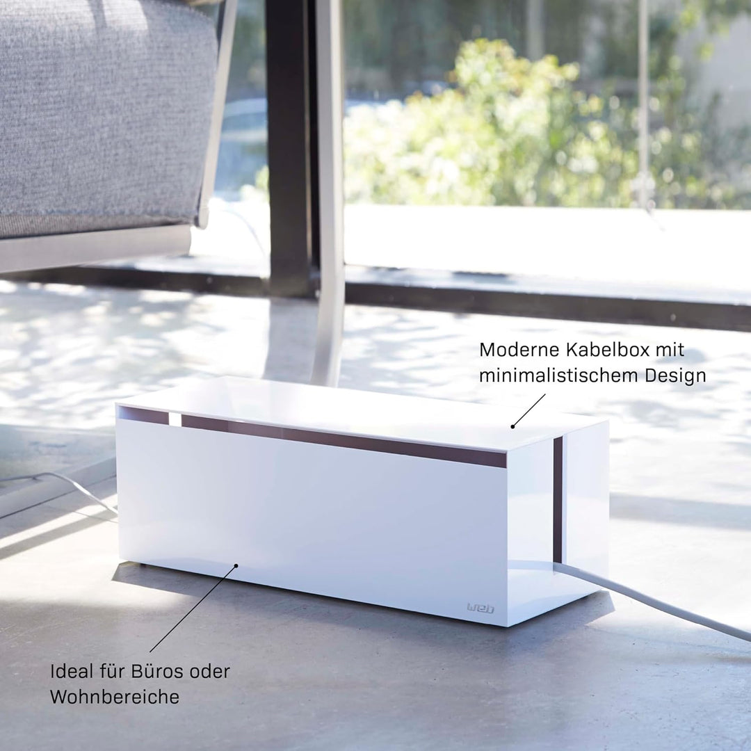 Cable Box Web - white Weiss, Weiss
