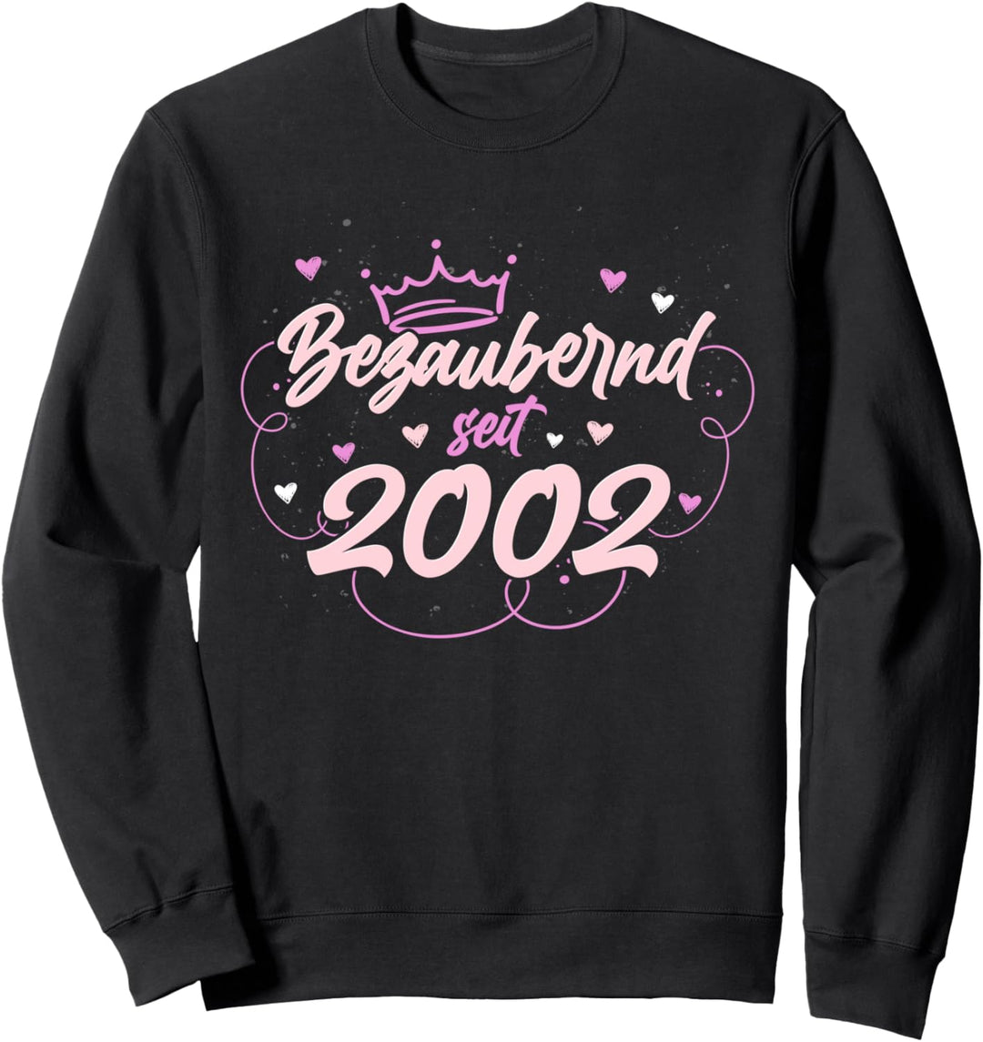 Bezaubernd seit 2002 Geschenk für Frauen 20 Geburtstag Sweatshirt