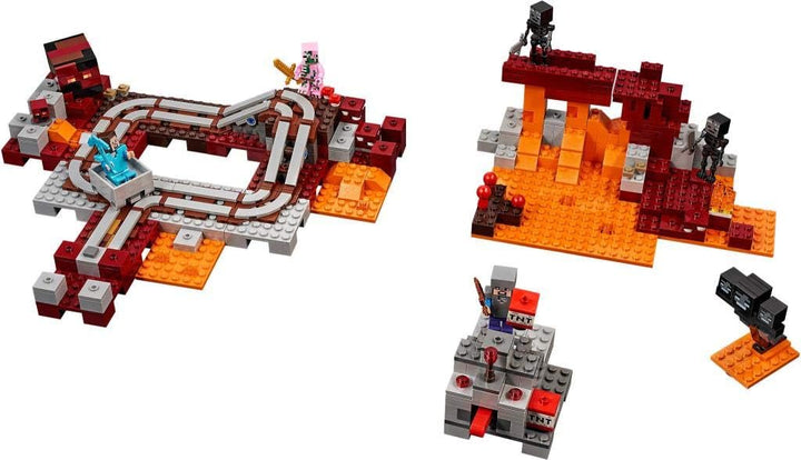 LEGO Minecraft 21130 - Nether-Eisenbahn Single, Single