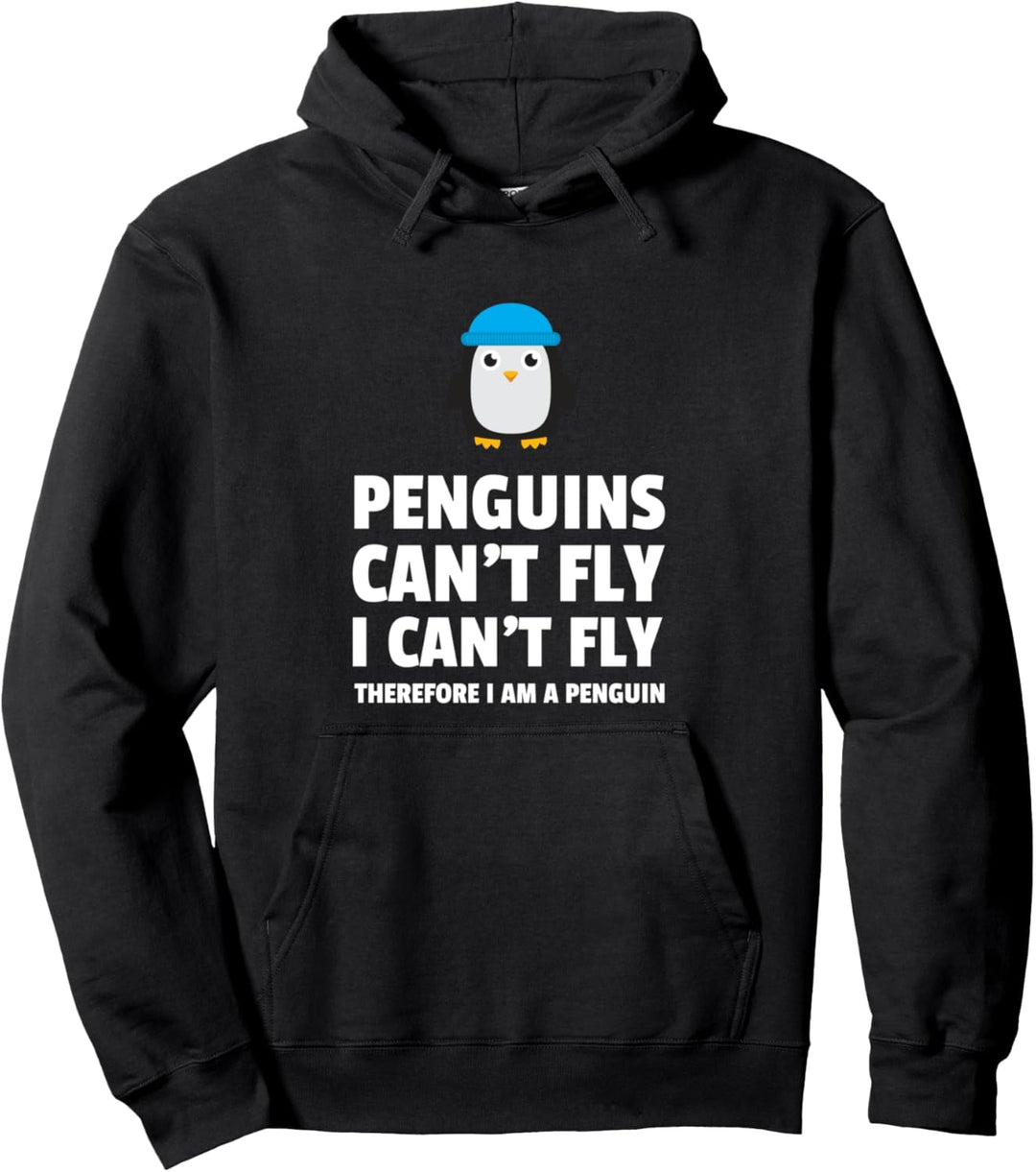 Pinguin Kühle Ich kann nicht Tier Liebe Geschenk fliegen Pullover Hoodie