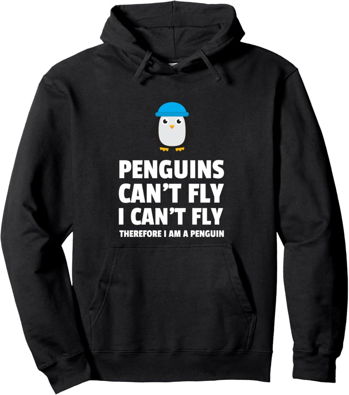 Pinguin Kühle Ich kann nicht Tier Liebe Geschenk fliegen Pullover Hoodie