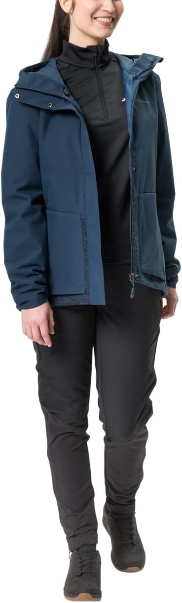 VAUDE Damen Women's Cyclist Padded Jacket Iv Jacke 40 dark sea, 40 dark sea