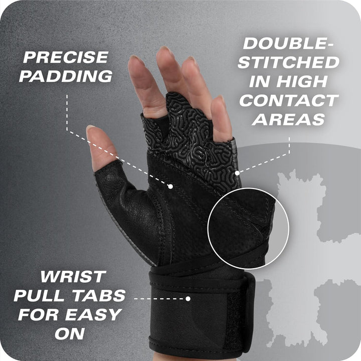 Harbinger Pro Wristwrap Handschuhe S carbon, S carbon
