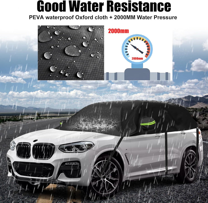 Halbe Autoabdeckung Ersatz für BMW X3 E83 F25 G01 2004-2024, Softtop Dachschutz Autoabdeckung Wasser