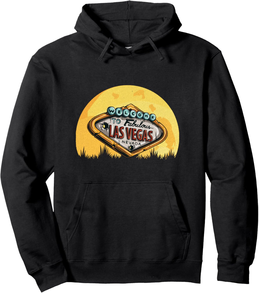 Las Vegas Zeichen Geschenk Pullover Hoodie