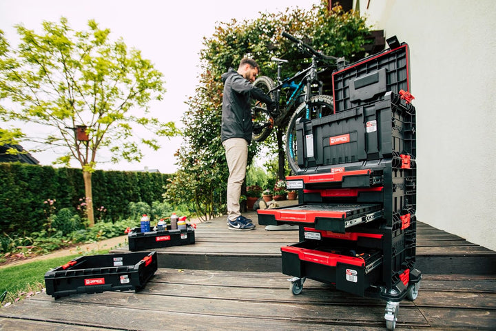 Qbrick System Werkzeugkoffer Werkzeugkasten Leer Werkzeugkiste PRO Drawer 2 Toolbox 2.0 Expert Schwa