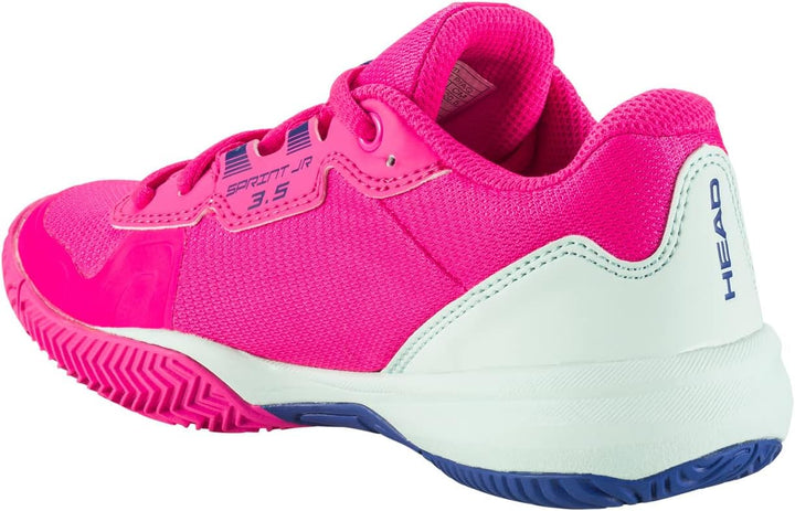 HEAD Unisex Sprint 3.5 Junior PiaqTennisschuh 38.5 EU Pink Blau, 38.5 EU Pink Blau