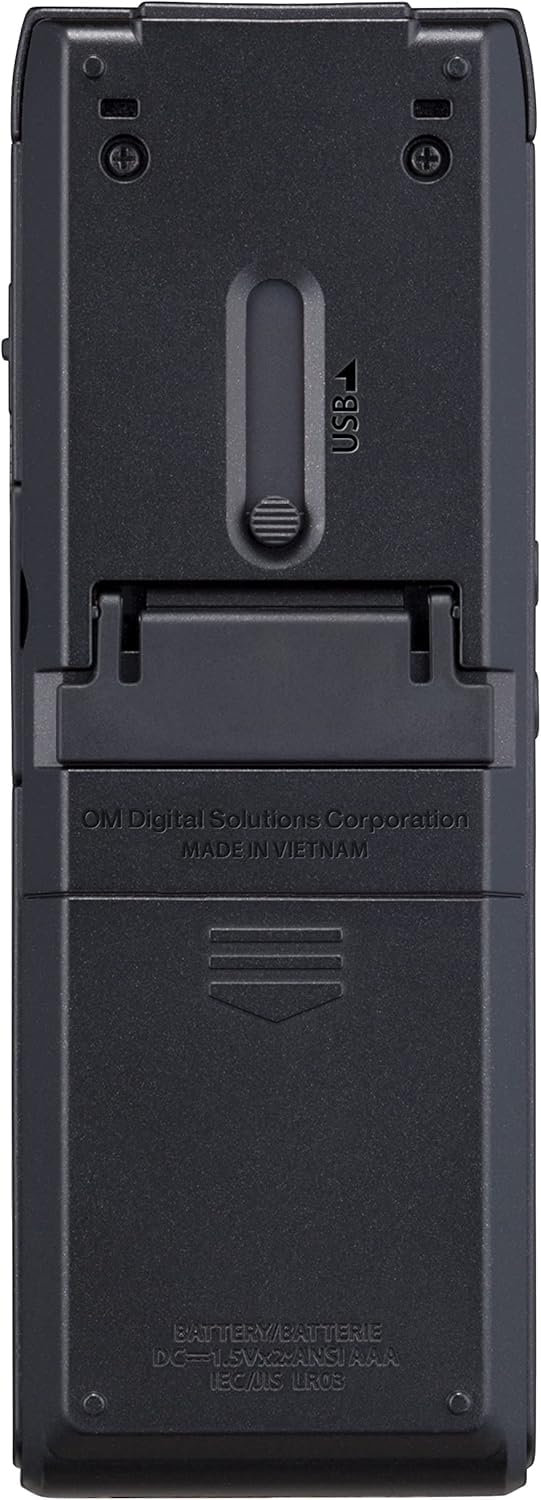 OM SYSTEM WS-883 hochwertiger digitaler Voice Rekorder mit integrierten Stereomikrofonen, Direkt-USB