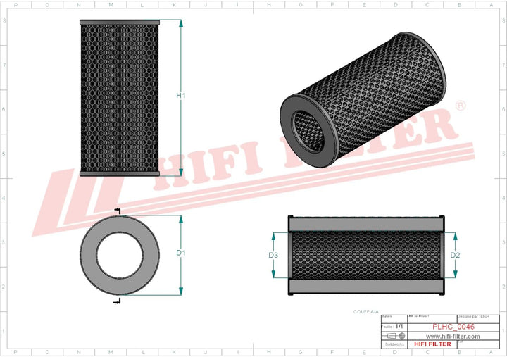 HIFI FILTER Hydraulikfilter SH 52723