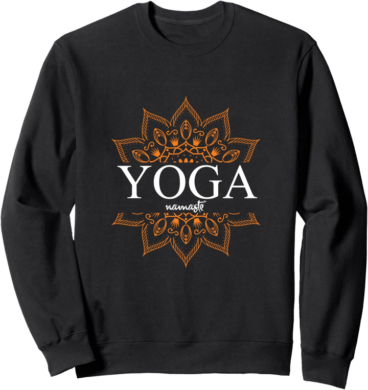 Yoga Namaste Mandala Meditation Meditieren Geist Seele Sweatshirt