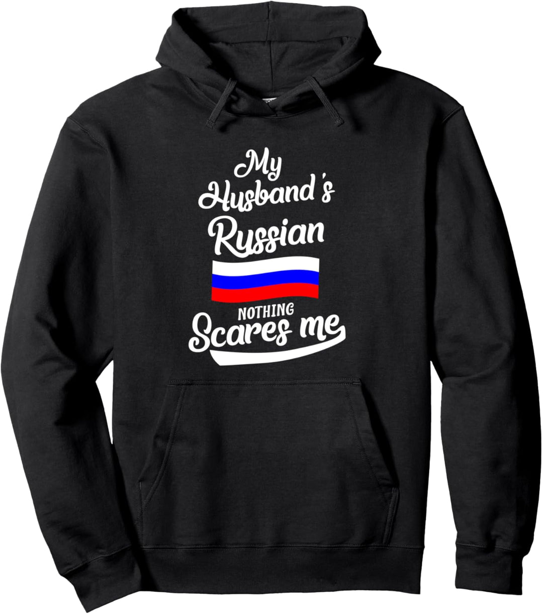 Russischer Ehemann Russland Ehefrau Jahrestag Pullover Hoodie