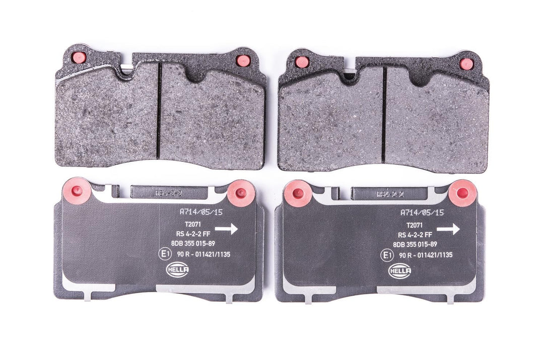 HELLA PAGID 8DB 355 015-891 Bremsbelagsatz - T2071 - Dicke/Stärke: 16.6mm - Bremssystem: Brembo - fü