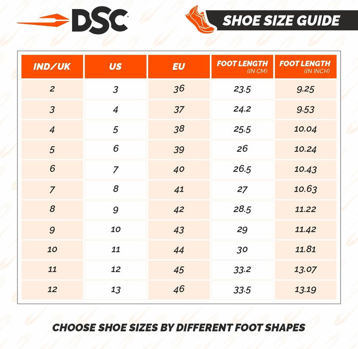 DSC Herren Jaffa 22 Cricketschuhe Cricket-Schuhe, Spikes 44 EU Orange, 44 EU Orange