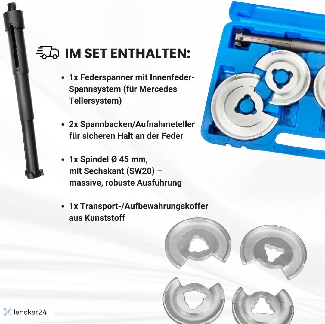 otgerlensker products Federspanner Mercedes blanke Platten