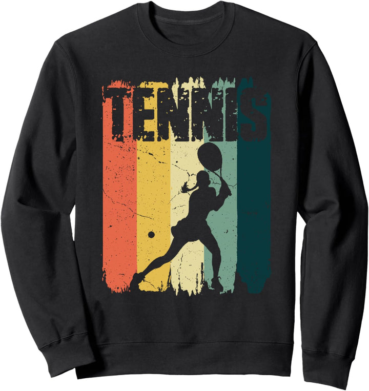 Tennis Sport Retro Vintage Tennisspieler Sweatshirt