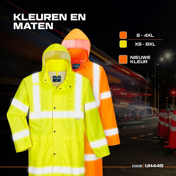 Portwest Damen H445 Mantel, Gelb, 4XL EU